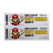 Vintage - "Mario Soft Carry Cassette" Sticker