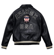 Avirex USA - "Icon" Jet Black Jacket