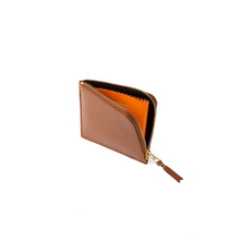 Comme des Garçons Wallets - "Colour Inside" Brown/Orange Wallet