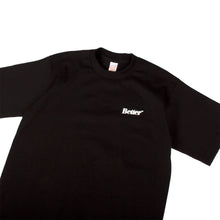 Better™ Gift Shop - "Micro Logo" Black S/S T-Shirt