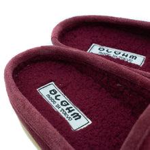 BLOHM Shade of Tokyo - "Boa Rat Mule" Burgundy Loafers