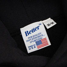 Better™ Gift Shop - "Heavy Duty" Black Made in USA Fleece Hoodie