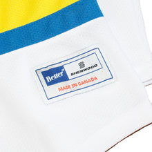 Better™ Gift Shop / Sherwood - "B Logo" White/Yellow Home Hockey Jersey
