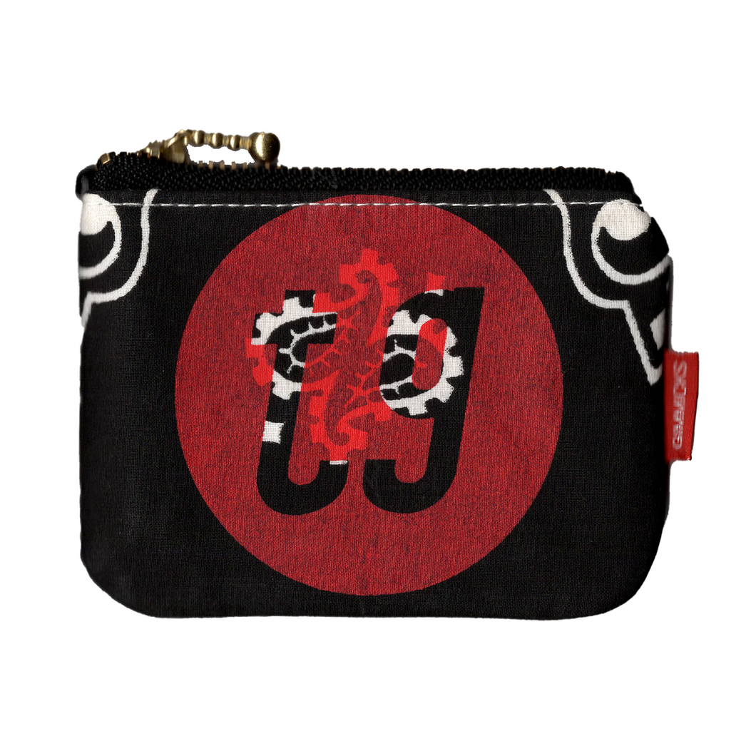 Tokyo Gimmicks - Zip Wallet Black Paisley